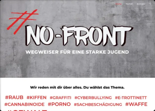 Kampagnen-Website No-Front